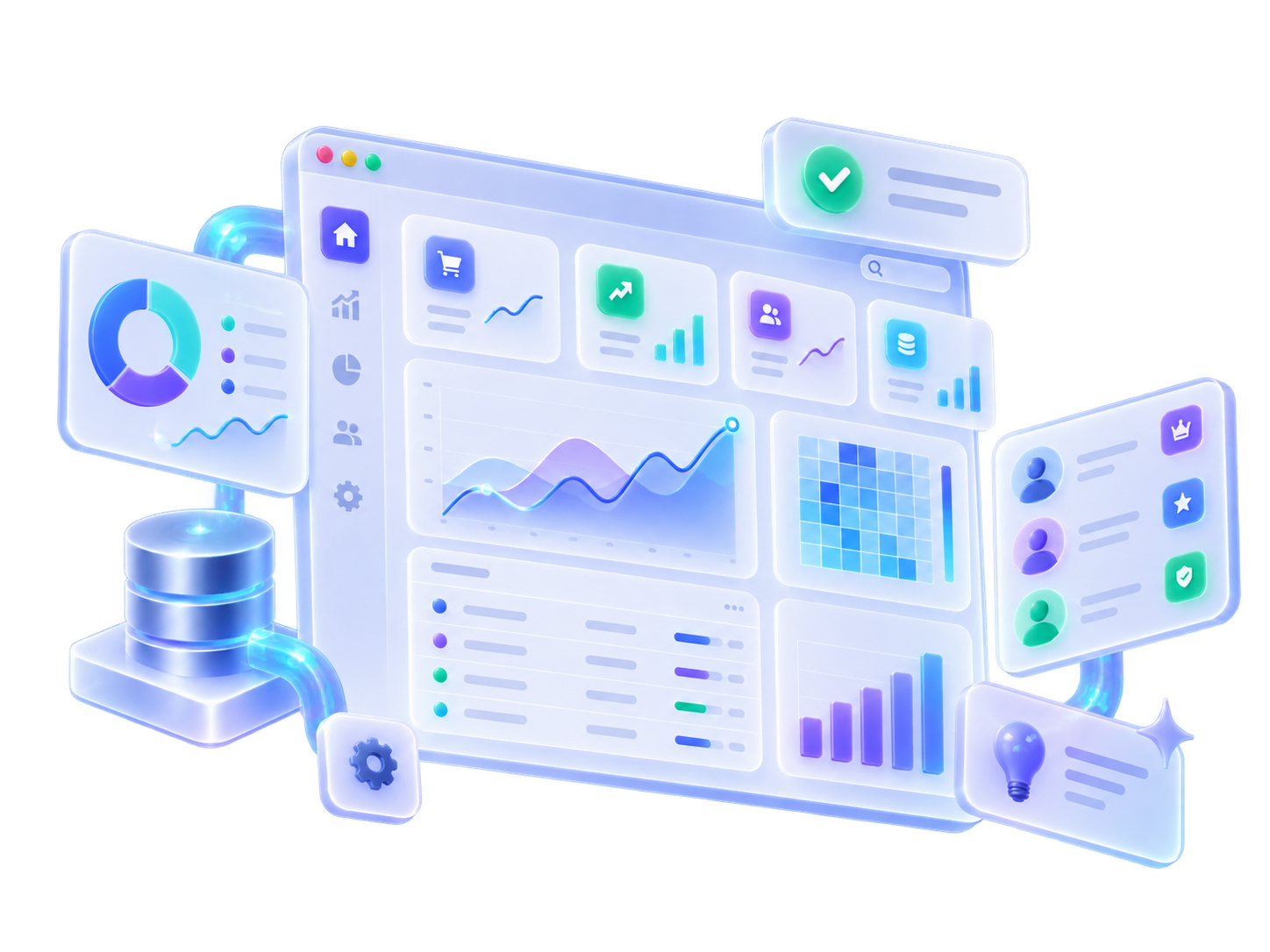 داشبورد مدیریتی — نمایش شاخص‌ها و گزارش در یک صفحه — WebScraper.ir